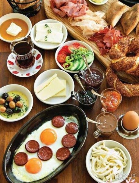  عکس صبحانه لاکچری ایرانی
