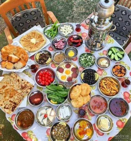  عکس صبحانه لاکچری ایرانی
