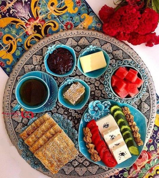  عکس صبحانه لاکچری ایرانی