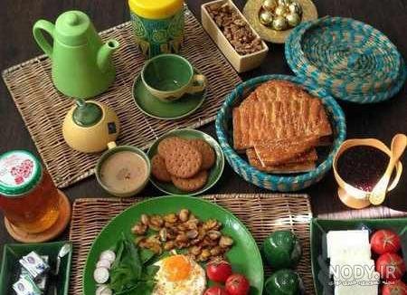  عکس صبحانه لاکچری ایرانی