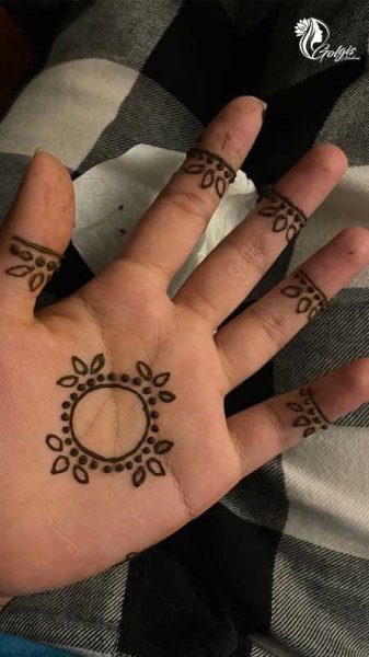  طرح حنا روی دست دخترانه آسان