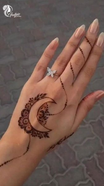  طرح حنا روی دست دخترانه آسان
