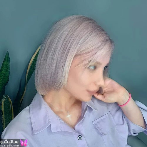  عکس رنگ موی لاکچری برای موهای کوتاه