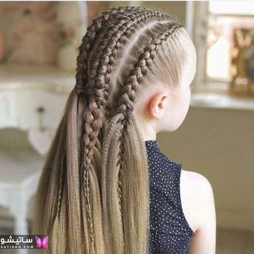 عکس مدل بافت موی دخترانه لاکچری 2026