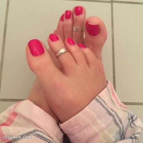  عکس طرح ناخن پا شیک