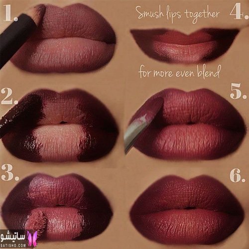  عکس رژ لب دخترانه