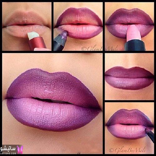  عکس رژ لب دخترانه