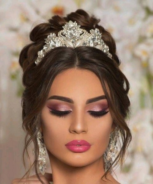  مدل شینیون عروس اروپایی جدید