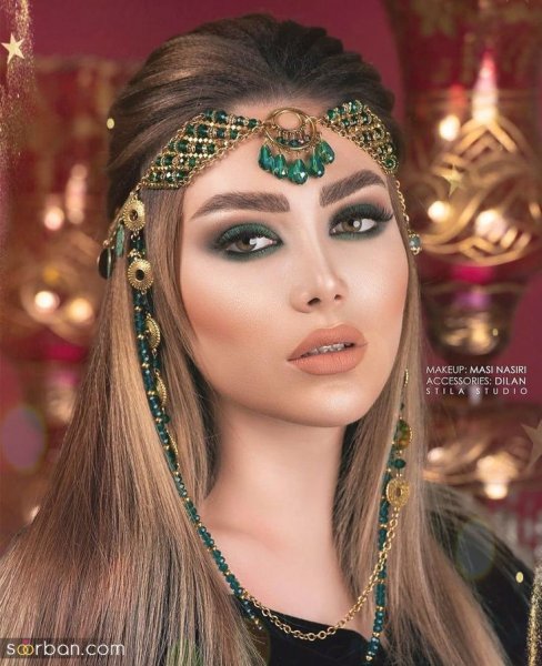  عکس مدل آرایش عربی شیک