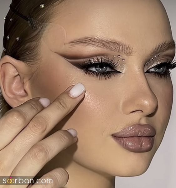  عکس مدل آرایش عربی شیک