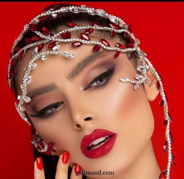 عکس آرایش و میکاپ عربی ساده