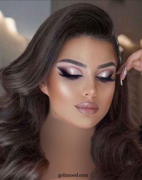  عکس آرایش و میکاپ عربی ساده