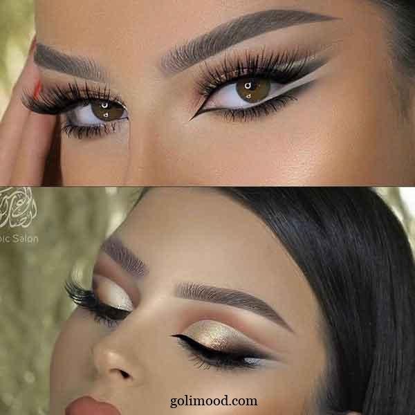  عکس آرایش و میکاپ عربی ساده