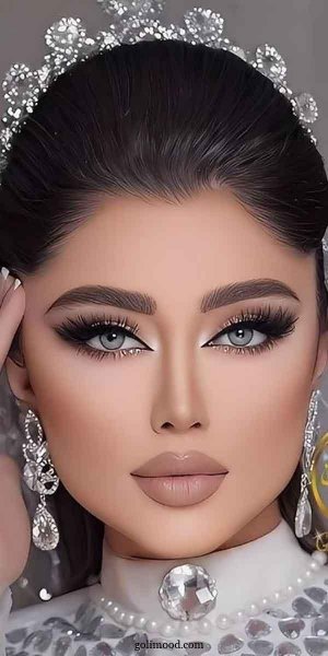  عکس آرایش و میکاپ عربی ساده