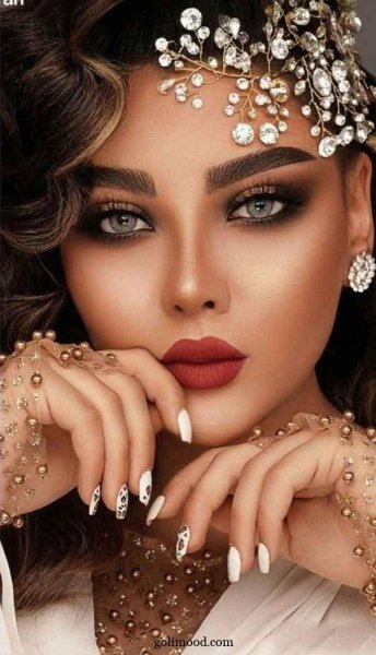  عکس مدل آرایش و میکاپ عربی غلیظ