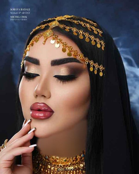 عکس مدل آرایش و میکاپ عربی غلیظ