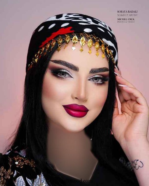  عکس مدل آرایش و میکاپ عربی غلیظ