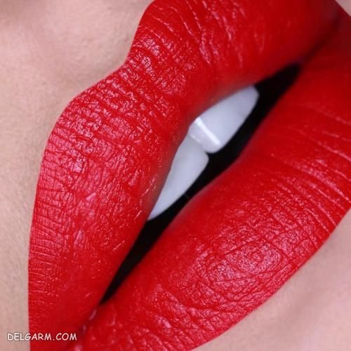  عکس مدل آرایش لب قلوه ای جذاب