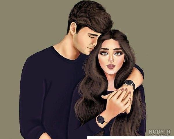  عکس های عاشقانه کارتونی با متن
