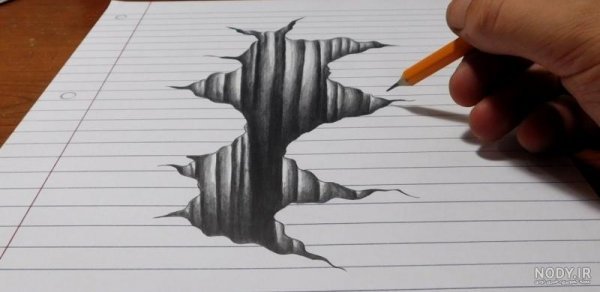  نقاشی های سه بعدی جالب و خلاقانه و جدید