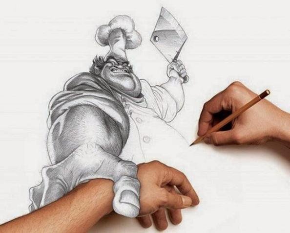 نقاشی سه بعدی پسرانه