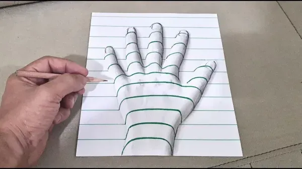  نقاشی آسان سه بعدی