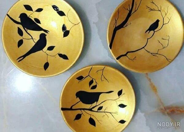  عکس نقاشی روی سفال جدید