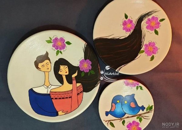  عکس نقاشی روی سفال جدید