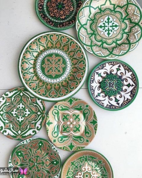  نقاشی روی سفال کیوت