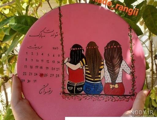  نقاشی روی سفال کیوت