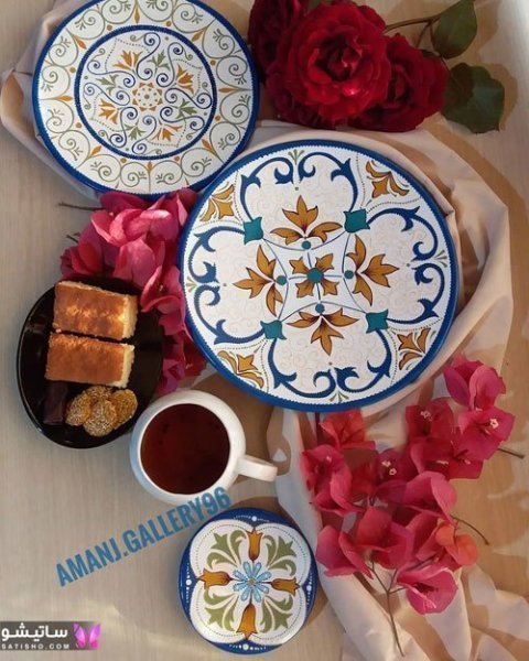  نقاشی روی سفال کیوت