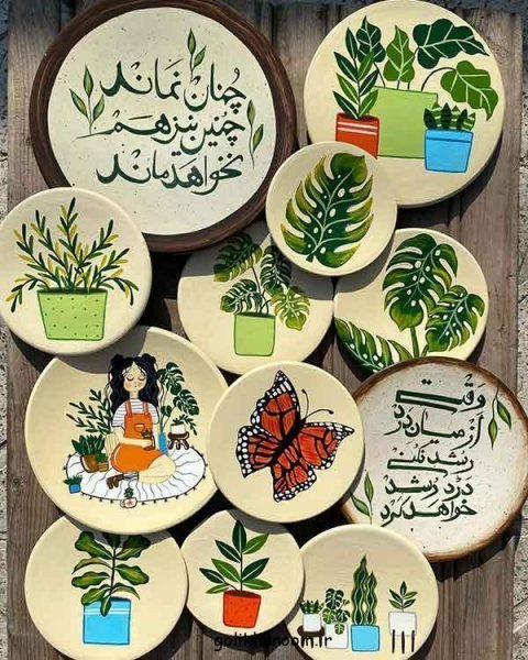  نقاشی روی سفال با گواش برای کودکان