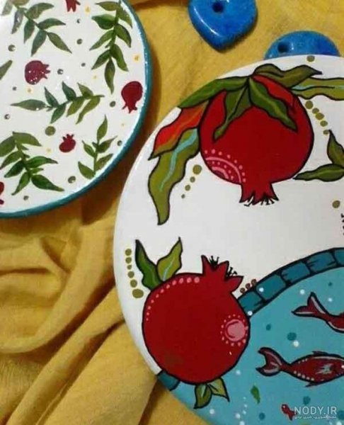  نقاشی روی سفال فانتزی