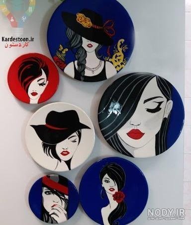  نقاشی روی سفال فانتزی دخترانه