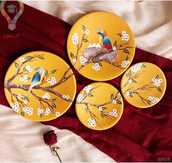  نقاشی روی سفال فانتزی دخترانه