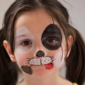 نقاشی روی صورت کودکان با ابرنگ
