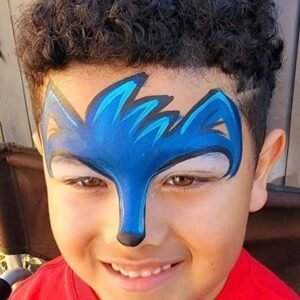 نقاشی روی صورت کودکان با ابرنگ