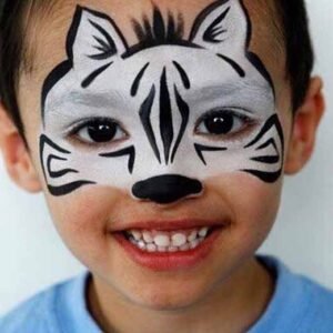  نقاشی روی صورت دخترانه