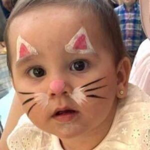  نقاشی روی صورت دخترانه