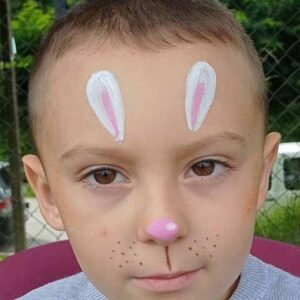  نقاشی روی صورت دخترانه