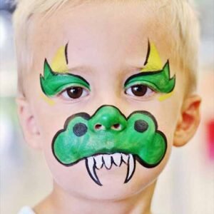  نقاشی روی صورت دخترانه