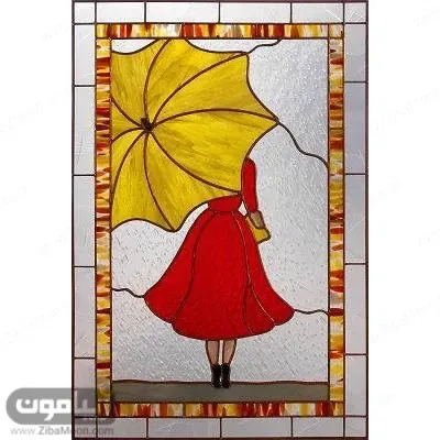 طرح ویترای روی شیشه دخترانه