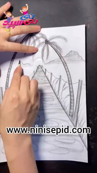  نقاشی سه بعدی آسان برای کودکان
