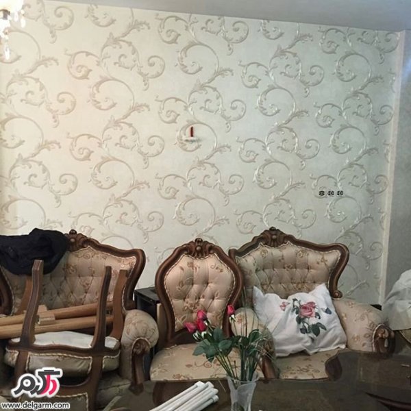 کاغذ دیواری جدید برای پذیرایی