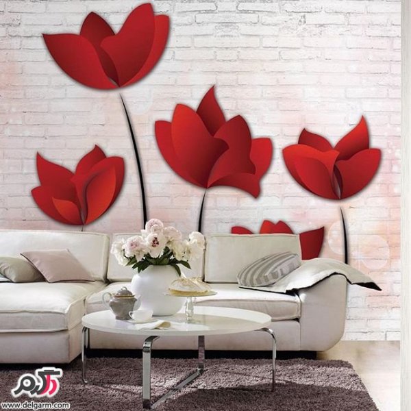 کاغذ دیواری جدید برای پذیرایی