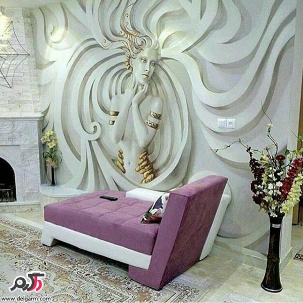 کاغذ دیواری جدید برای پذیرایی