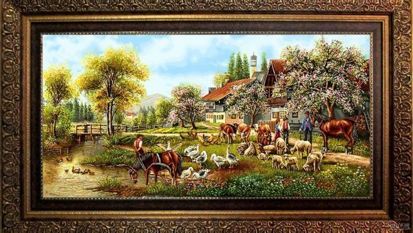  عکس زیباترین تابلو فرش های جهان