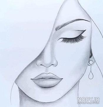  عکس نقاشی های سیاه و سفید