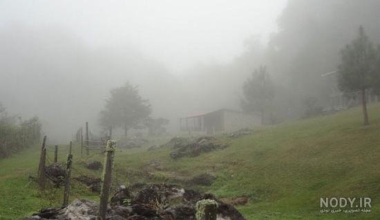  عکس کوهستان مه‌آلود