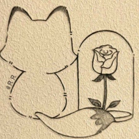  نقاشی مینیمال پینترست دارک